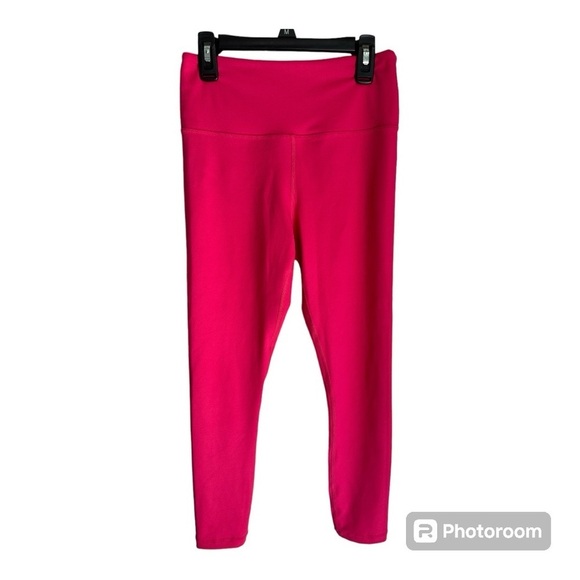 Zyia Active Yoga Cropped Pink Leggings - Picture 1 of 4